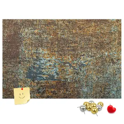 Tableau de liège Rouille sur métal