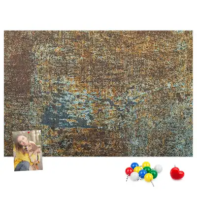 Tableau de liège Rouille sur métal