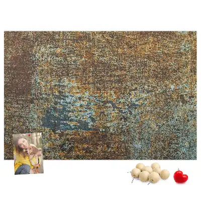 Tableau de liège Rouille sur métal
