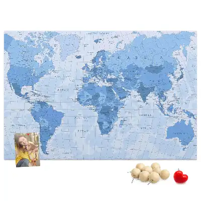 Tableau de liège Division politique des continents