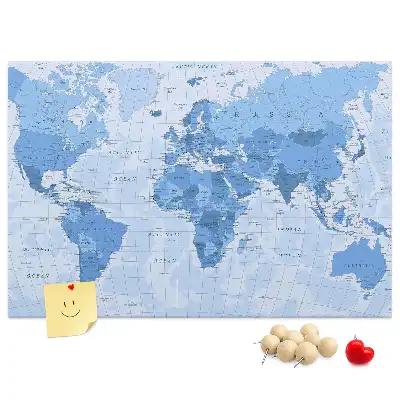 Tableau de liège Division politique des continents