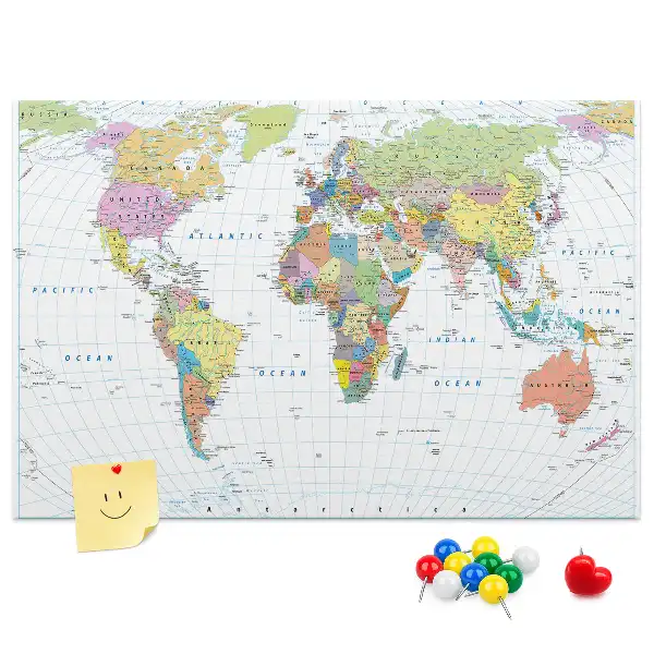Tableau de liège Pays du monde division