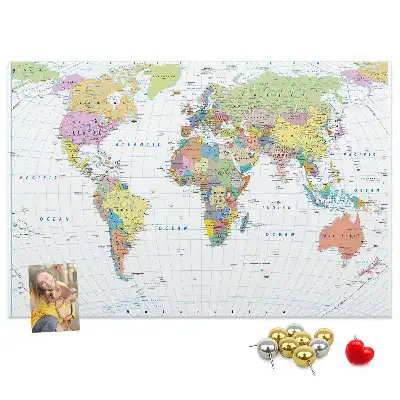 Tableau de liège Pays du monde division