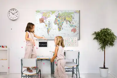 Tableau de liège Pays du monde division