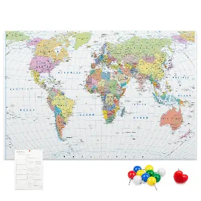 Tableau de liège Pays du monde division