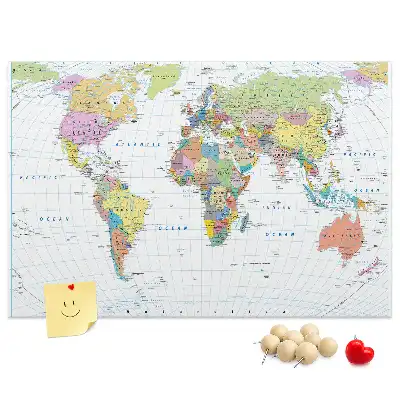 Tableau de liège Pays du monde division