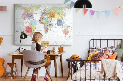 Tableau de liège Pays du monde division