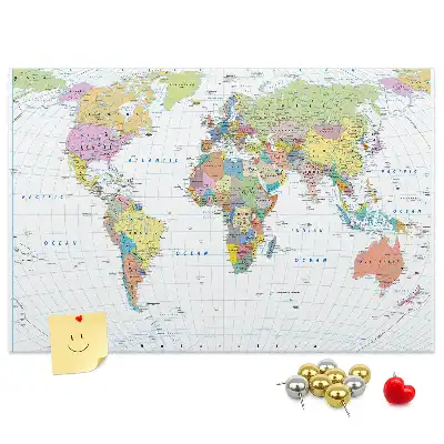 Tableau de liège Pays du monde division
