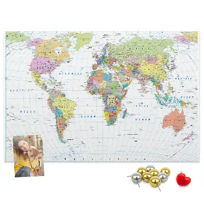 Tableau de liège Pays du monde division