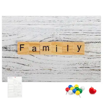 Tableau d’affichage en liège Famille