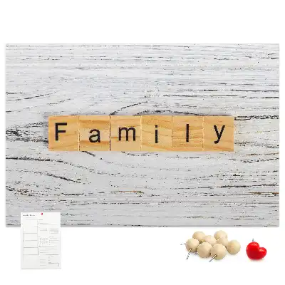 Tableau d’affichage en liège Famille