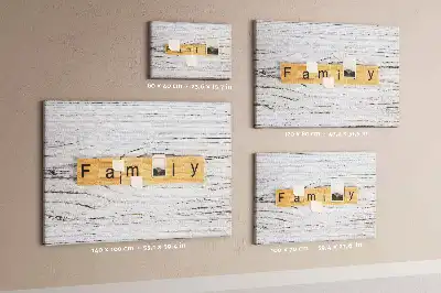 Tableau d’affichage en liège Famille