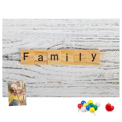 Tableau d’affichage en liège Famille