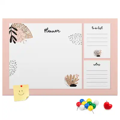 Tableau d’affichage en liège Planificateur carnet
