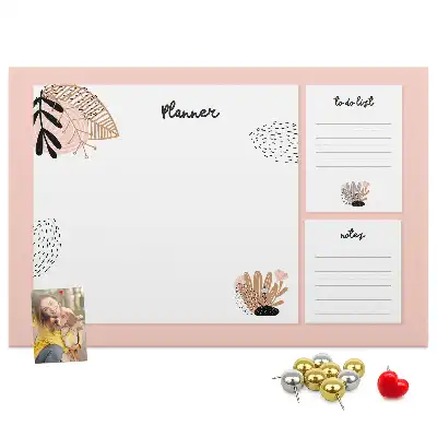 Tableau d’affichage en liège Planificateur carnet