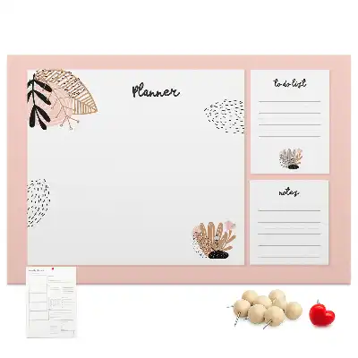 Tableau d’affichage en liège Planificateur carnet
