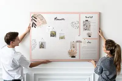 Tableau d’affichage en liège Planificateur carnet