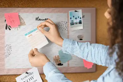 Tableau d’affichage en liège Planificateur carnet
