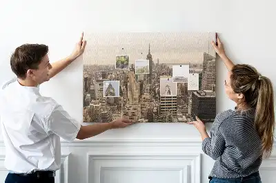 Tableau de liège Paysage ville