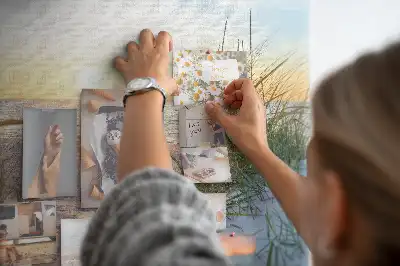 Tableau en liège déco Paysage côtier du soir