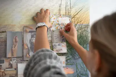 Tableau en liège déco Paysage côtier du soir