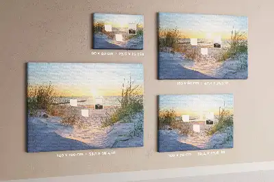 Tableau en liège déco Paysage côtier du soir