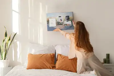 Tableau en liège déco Paysage côtier du soir