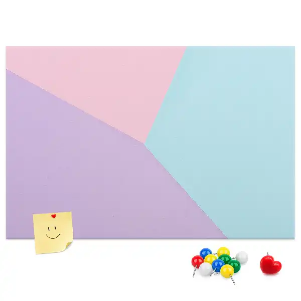 Tableau de liège Motif pastel