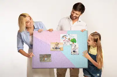 Tableau de liège Motif pastel