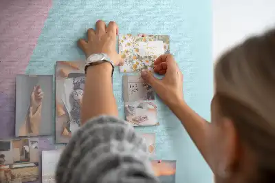 Tableau de liège Motif pastel
