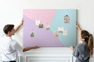 Tableau de liège Motif pastel