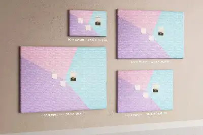 Tableau de liège Motif pastel