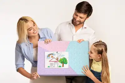 Tableau de liège Motif pastel