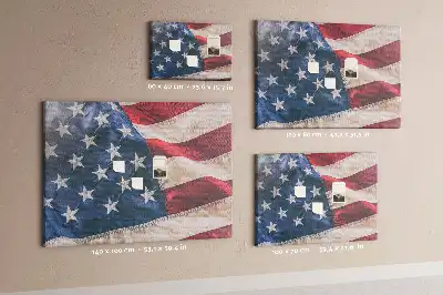 Tableau d’affichage en liège Drapeau américain