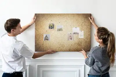 Tableau d’affichage en liège Globe terrestre d'archives sépia