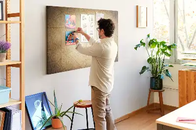 Tableau d’affichage en liège Globe terrestre d'archives sépia