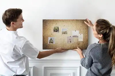 Tableau d’affichage en liège Globe terrestre d'archives sépia