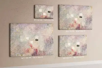 Tableau en liège déco Abstraction peinte