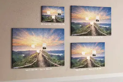 Tableau d’affichage en liège Vue sur les montagnes et les vallées