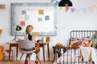 Tableau en liège déco Planificateur hebdomadaire d'hiver