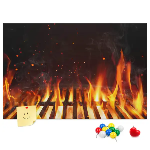 Tableau de liège Barbecue
