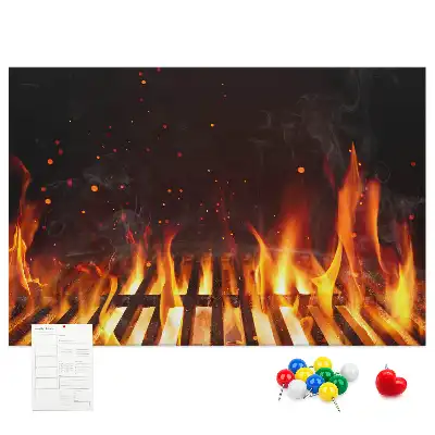 Tableau de liège Barbecue