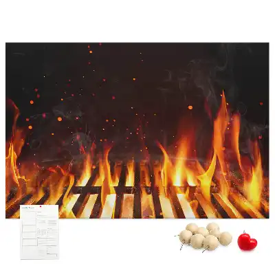 Tableau de liège Barbecue