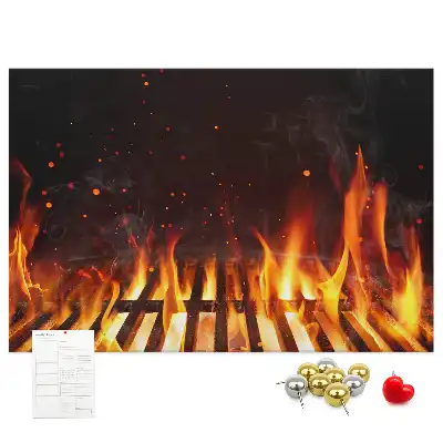 Tableau de liège Barbecue