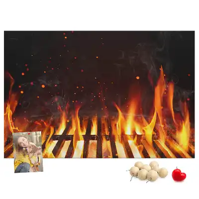 Tableau de liège Barbecue