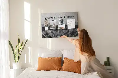 Tableau en liège déco Chacun a une histoire