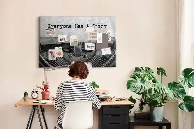 Tableau en liège déco Chacun a une histoire