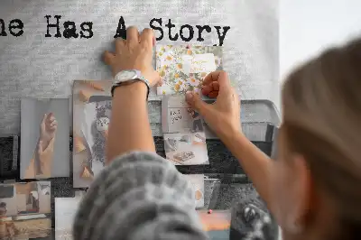 Tableau en liège déco Chacun a une histoire