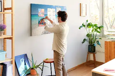 Tableau de liège Île tropicale