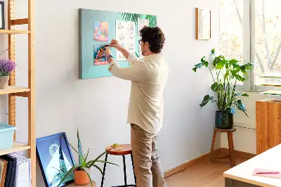 Tableau d’affichage en liège Cadre de palmiers